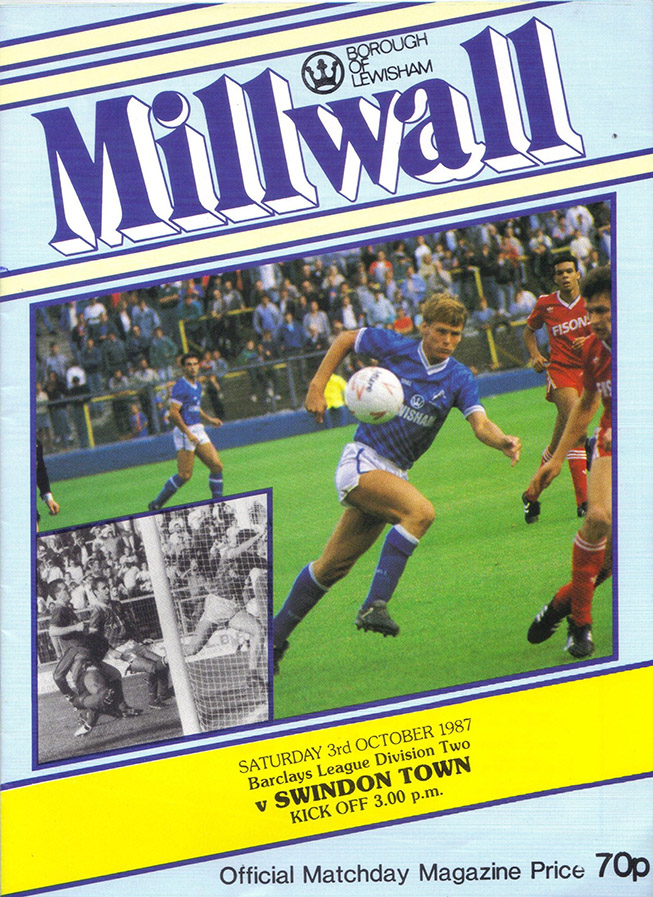 <b>Saturday, October 3, 1987</b><br />vs. Millwall (Away)